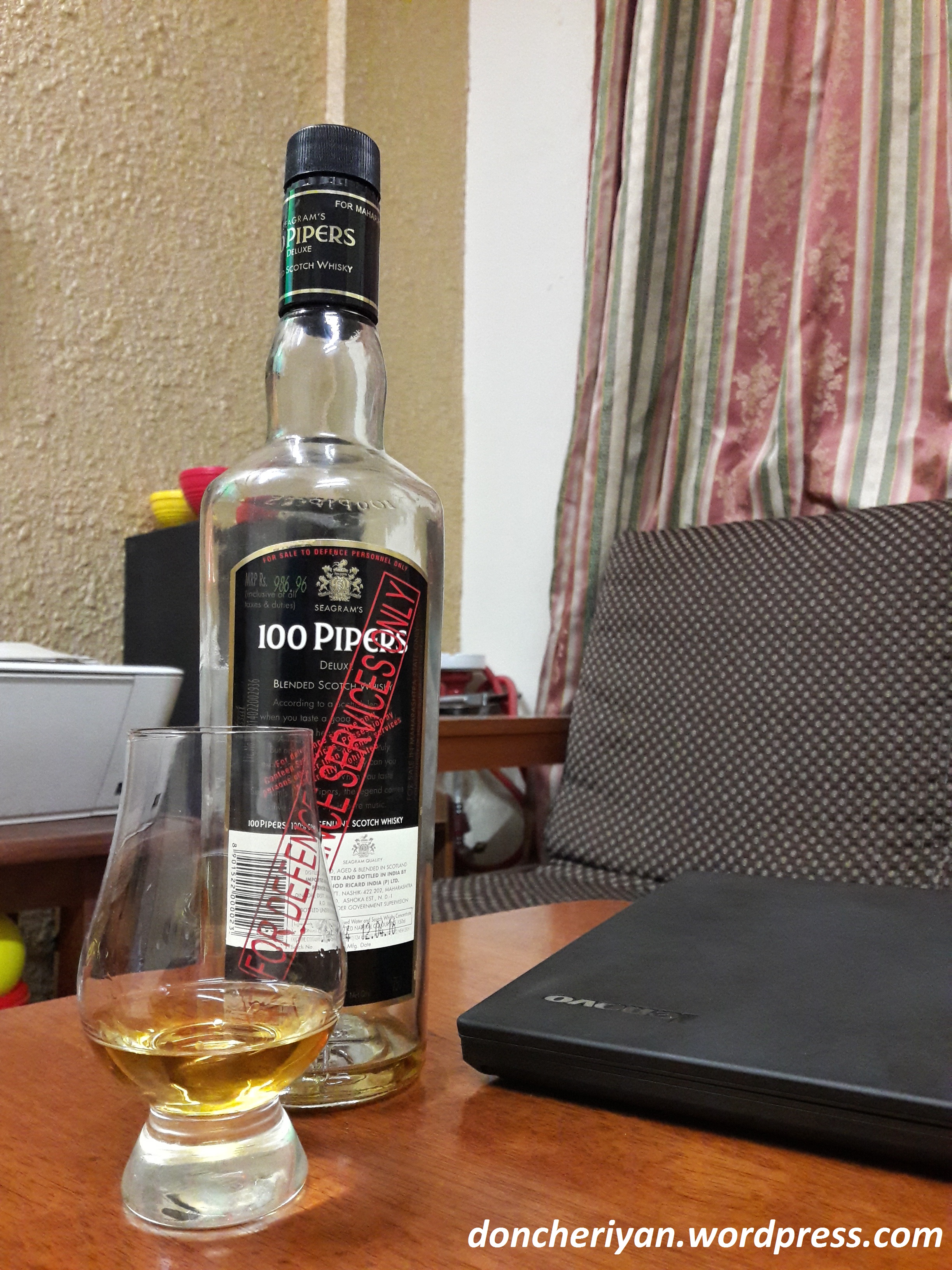 Review : 100 Pipers Blended Scotch Whisky – Uisce Beatha | My